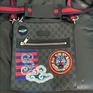 Gucci Night Courier Messenger GG Supreme Black